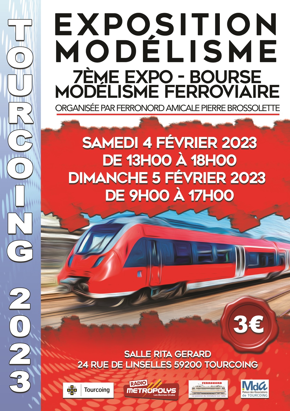 Affiche exposition FERRONORD 2023